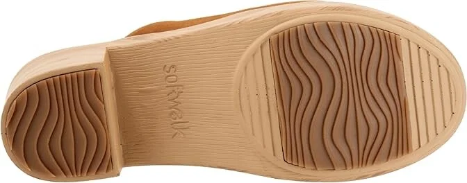 SoftWalk Felida Women's Slippers Tan Nubuck : 11 N (AA), Leather - Image 3