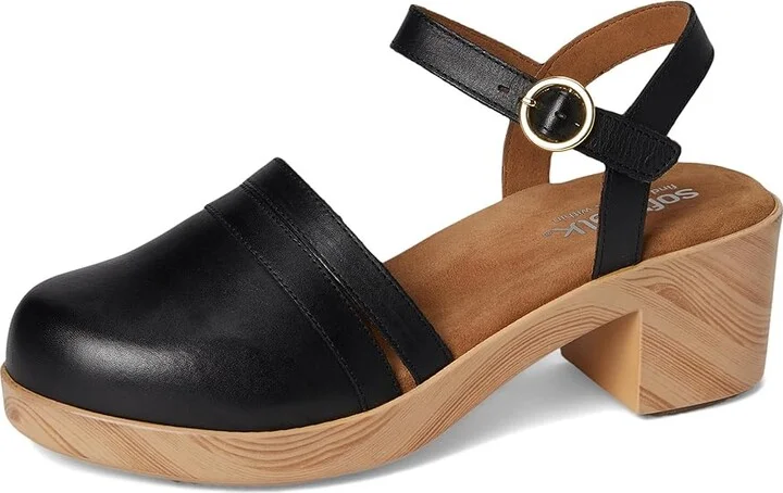 SoftWalk Fillmore Women's Slippers Black : 7.5 M (B), Leather - Image 5
