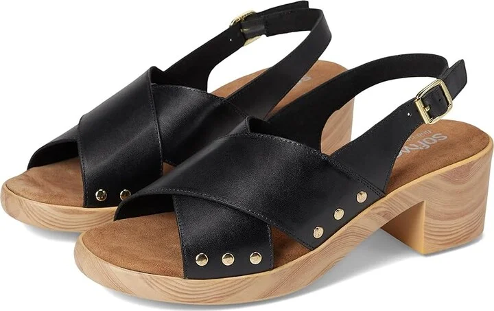 SoftWalk Florence Women's Slip-on Dress Shoes Black : 10.5 M (B)