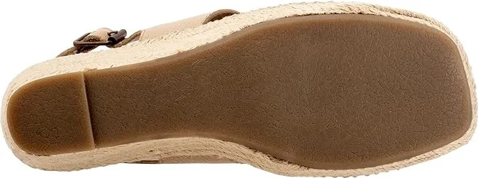 SoftWalk Hartley Women's Sandals Beige : 11 W (D), Leather - Image 3