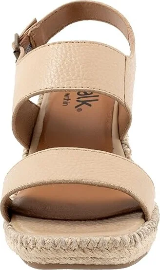 SoftWalk Hartley Women's Sandals Beige : 11 W (D), Leather - Image 5