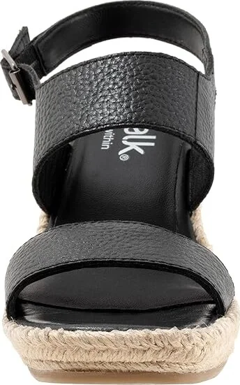 SoftWalk Hartley Women's Sandals Black : 10.5 M (B), Leather - Image 5