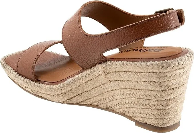 SoftWalk Hartley Women's Sandals Brown : 7 W (D), Leather - Image 4