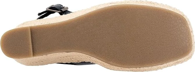 SoftWalk Hartley Women's Sandals Navy : 11 M (B), Leather - Image 3