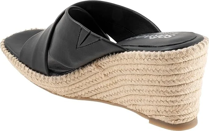 SoftWalk Hastings Women's Sandals Black : 10.5 M (B), Leather - Image 4
