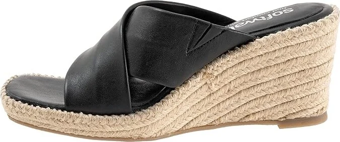 SoftWalk Hastings Women's Sandals Black : 10.5 M (B), Leather - Image 6