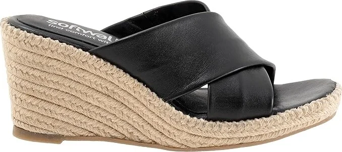 SoftWalk Hastings Women's Sandals Black : 10.5 M (B), Leather - Image 7