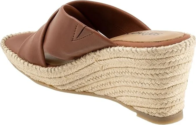 SoftWalk Hastings Women's Sandals Cognac : 9 M (B), Leather - Image 4