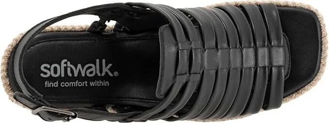 SoftWalk Havana Women's Sandals Black : 10 M (B), Leather/Rubber - Image 2
