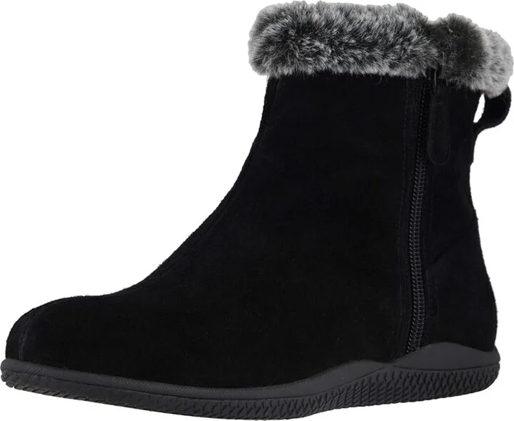 SoftWalk Helena Women's Boots Black Suede : 7 N (AA) - Image 2
