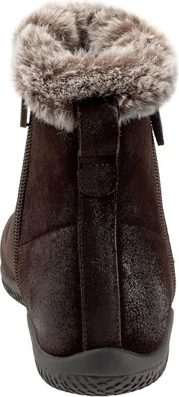 SoftWalk Helena Women's Boots Dark Brown Suede : 8 M (B), Leather - Image 4