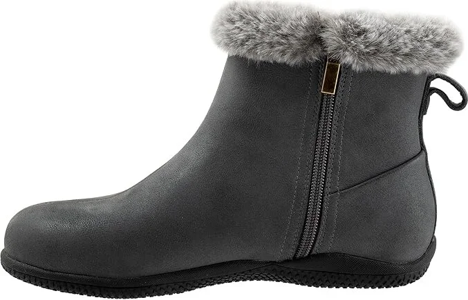 SoftWalk Helena Women's Boots Smoke Nubuck : 7 N (AA), Leather/Rubber - Image 3