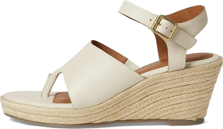 SoftWalk Hilo Women's Sandals Ivory : 7.5 M (B), Leather - Image 6