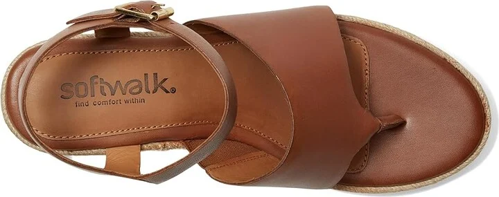 SoftWalk Hilo Women's Sandals Luggage : 11 M (B), Leather - Image 2