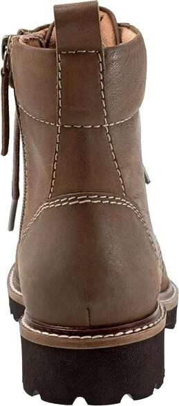 SoftWalk Icara Women's Boots Stone : 8.5 N (AA), Leather - Image 4