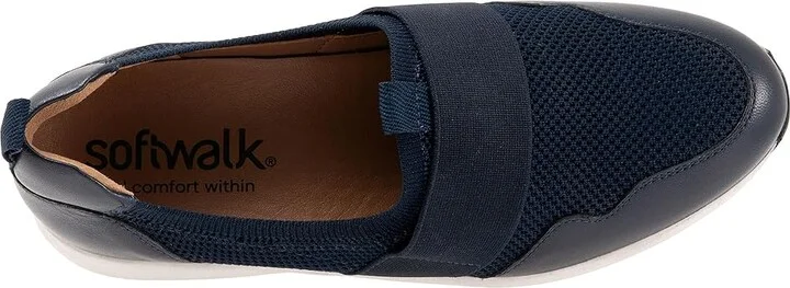 SoftWalk Indigo Women's Shoes Navy : 9 M (B), Leather/Textile - Image 2