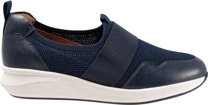 SoftWalk Indigo Women's Shoes Navy : 9 M (B), Leather/Textile - Image 7