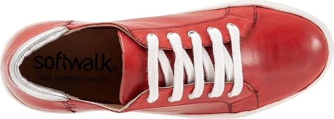 SoftWalk Indio Women's Shoes Red : 7.5 M (B), Leather - Image 2