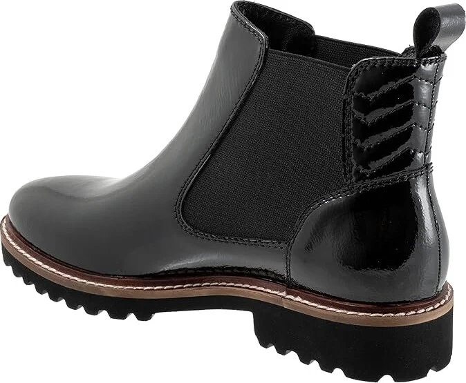 SoftWalk Indy Women's Boots Black Patent : 10 M (B), Leather - Image 4