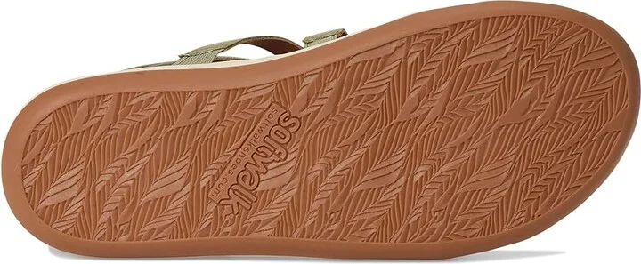 SoftWalk Jamaica Women's Sandals Olive : 5.5 M (B), Leather - Image 3
