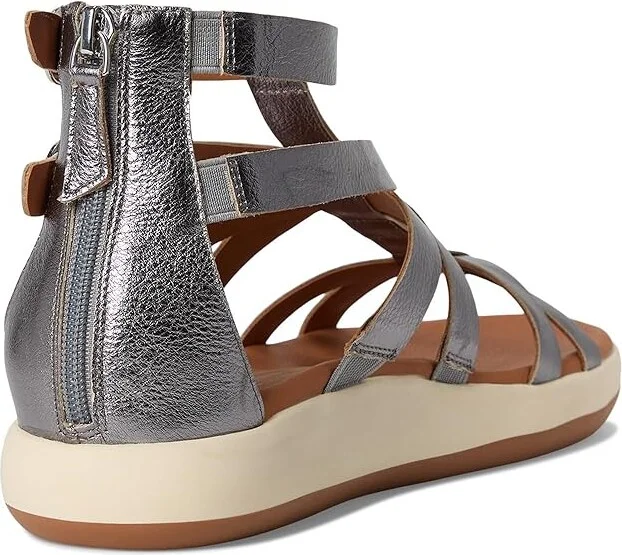 SoftWalk Jamaica Women's Sandals Pewter : 6.5 M (B), Leather - Image 4