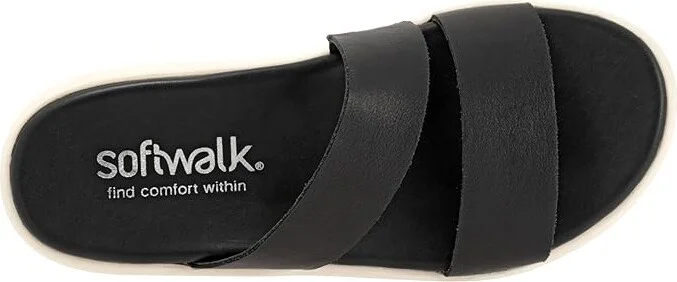 SoftWalk Jenna Women's Sandals Black : 10 N (AA), Leather/Rubber - Image 2