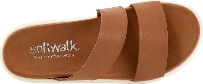 SoftWalk Jenna Women's Sandals Luggage : 11 N (AA), Leather/Rubber - Image 2
