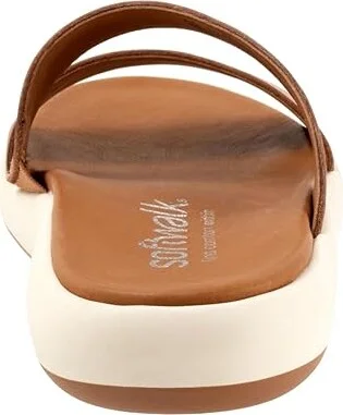 SoftWalk Jenna Women's Sandals Luggage : 11 N (AA), Leather/Rubber - Image 4