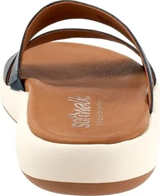 SoftWalk Jenna Women's Sandals Navy : 8.5 W (D), Leather/Rubber - Image 4