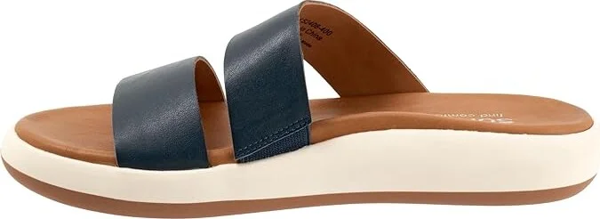 SoftWalk Jenna Women's Sandals Navy : 8.5 W (D), Leather/Rubber - Image 6