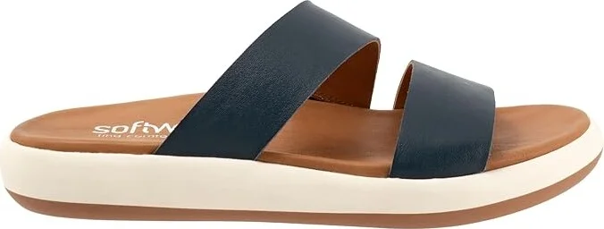 SoftWalk Jenna Women's Sandals Navy : 8.5 W (D), Leather/Rubber - Image 7