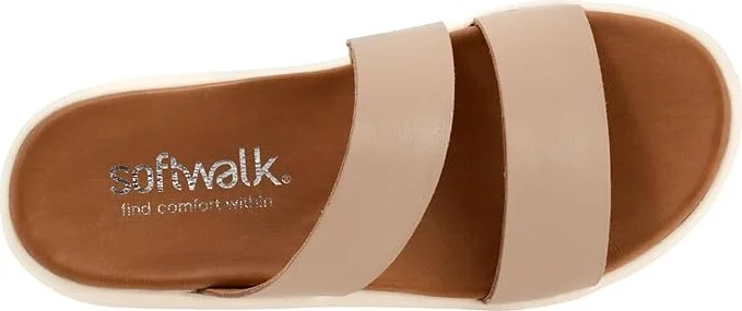 SoftWalk Jenna Women's Sandals Nude : 9 N (AA), Leather/Rubber - Image 2
