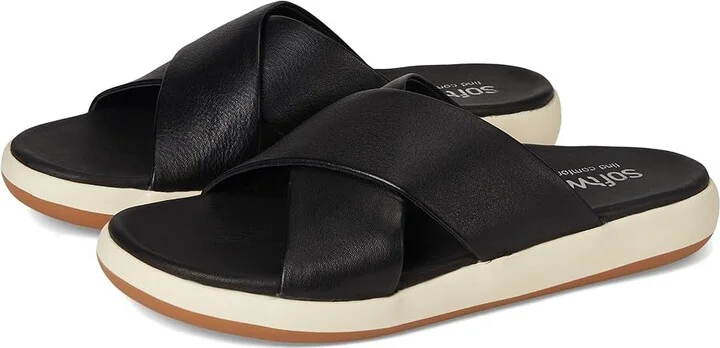 SoftWalk Jesi Women's Sandals Black : 9.5 N (A), Leather