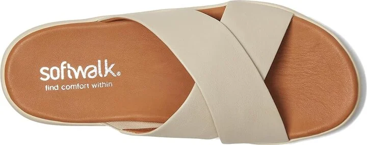 SoftWalk Jesi Women's Sandals Ivory : 10.5 N (A), Leather - Image 2