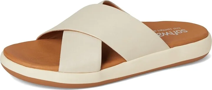 SoftWalk Jesi Women's Sandals Ivory : 10.5 N (A), Leather - Image 5