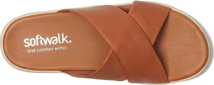 SoftWalk Jesi Women's Sandals Luggage : 6.5 M (B), Leather - Image 2