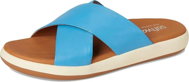 SoftWalk Jesi Women's Sandals Sky Blue : 10 N (A), Leather - Image 5