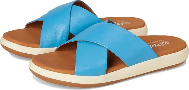 SoftWalk Jesi Women's Sandals Sky Blue : 10 N (A), Leather