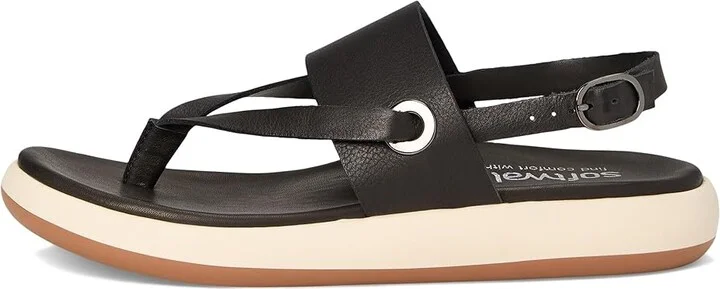 SoftWalk Joliet Women's Sandals Black : 9.5 M (B), Leather/Rubber - Image 6
