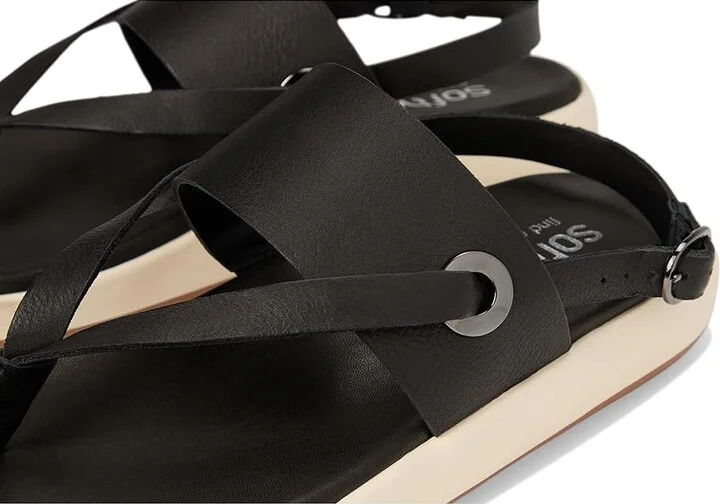 SoftWalk Joliet Women's Sandals Black : 9.5 M (B), Leather/Rubber - Image 7