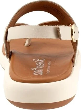SoftWalk Joliet Women's Sandals Ivory : 11 M (B), Leather/Rubber - Image 4