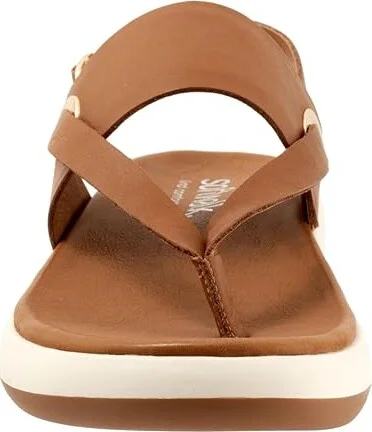 SoftWalk Joliet Women's Sandals Luggage : 11 W (D), Leather/Rubber - Image 5