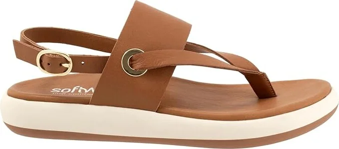 SoftWalk Joliet Women's Sandals Luggage : 11 W (D), Leather/Rubber - Image 6