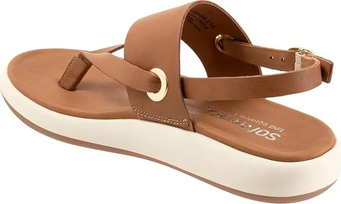 SoftWalk Joliet Women's Sandals Luggage : 11 W (D), Leather/Rubber - Image 7