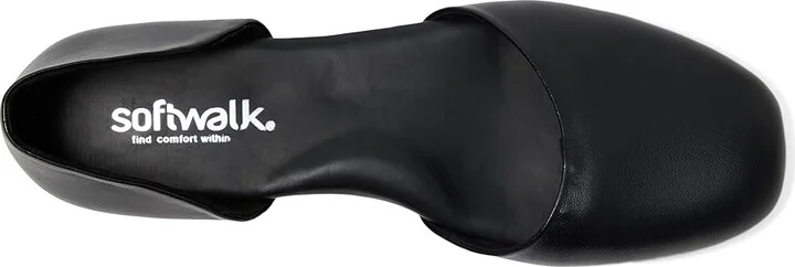 SoftWalk Kamari Women's Flat Shoes Black : 7 M (B), Leather - Image 2