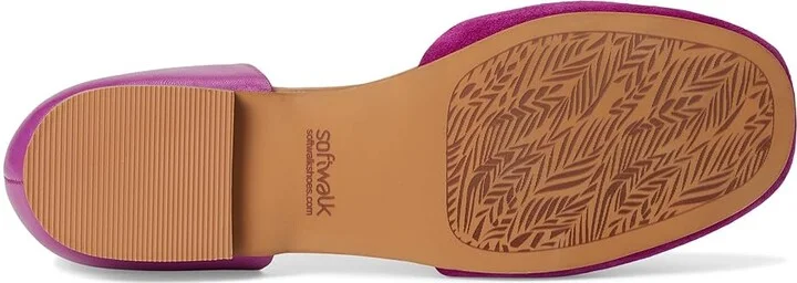 SoftWalk Kamari Women's Flat Shoes Magenta Suede : 6.5 M (B), Leather - Image 3
