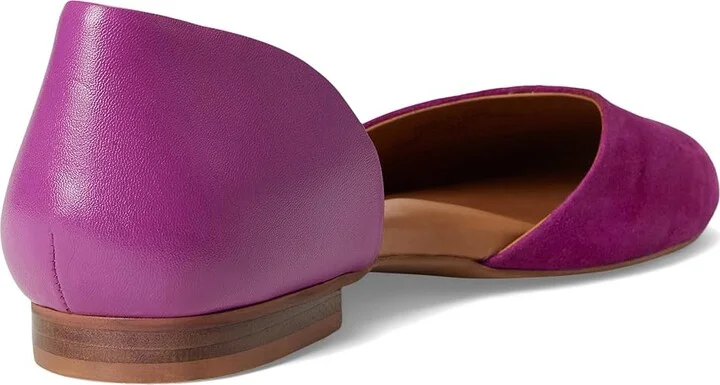SoftWalk Kamari Women's Flat Shoes Magenta Suede : 6.5 M (B), Leather - Image 4