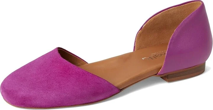 SoftWalk Kamari Women's Flat Shoes Magenta Suede : 6.5 M (B), Leather - Image 5