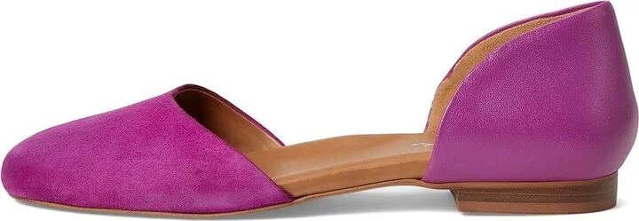 SoftWalk Kamari Women's Flat Shoes Magenta Suede : 6.5 M (B), Leather - Image 6