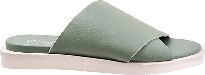 SoftWalk Kara Women's Shoes Sage : 5 M (B), Leather - Image 7